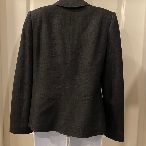 Herbert Grossman Vintage Black Linen Blazer - Picture 5 of 11